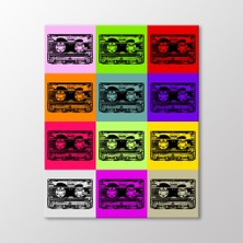 Arty Tablo Colourful Casettes Tablo