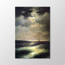 Arty Tablo Dolunay'da Deniz, 1878 Tablo