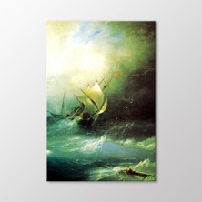 Arty Tablo Atlantik Okyanusunda Fırtına, 1864 Tablo