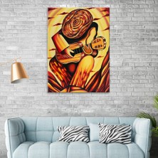 Arty Tablo Gitar Çalan Adam Tablo