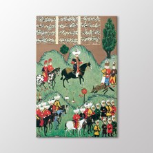 Arty Tablo I. Murad'ın Zırh Giydirilmiş Bir Kurdu Ciritle Öldürmesi Tablo