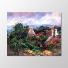 Arty Tablo Roche Guyon'da Evler, 1885 Tablo