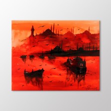 Arty Tablo Istanbul Manzarası Tablo
