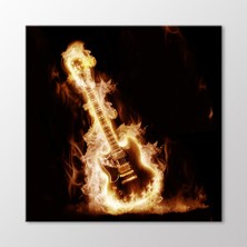 Arty Tablo Alevli Elektro Gitar Tablo