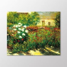 Arty Tablo Giverny'de Bahçe, 1890 Tablo