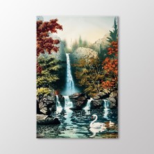 Arty Tablo Şelaledeki Kuğu Tablo