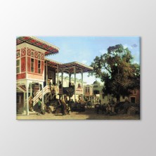 Arty Tablo Trabzonda Bir Kervan Saray 1864 Tablo