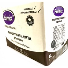 Polmix ÇÖP TORBASI POLMİX ENDÜSTİRİYEL ORTA 150 GRAM 55X60 SİYAH 5 PAKET