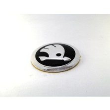 Quwa SKODA Jant Göbek Arması (Yapıştırma) (4Adet) (56mm)