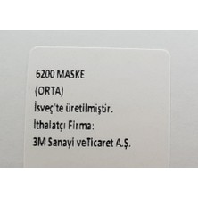 3m 6200 Yarım Yüz Gaz Maskesi (Orta Boy) ve Filitre Seti