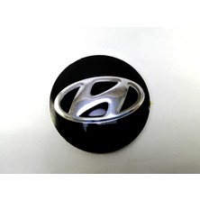 Quwa HYUNDAI Jant Göbek Arması (Yapıştırma) (4Adet) (56mm)