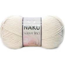 Nako Süper İnci El Örgü İpi  | Yumurta Kabuğu 10617