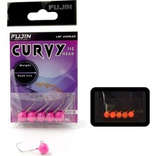 Fujin Curvy Pink Glow Jig Head