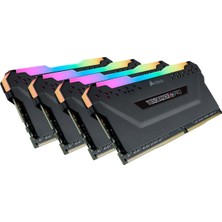 Corsair Vengeance Rgb Pro 32GB (4x8) 3200MHZ CMW32GX4M4C3200C16 Siyah