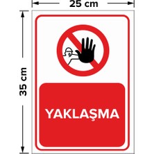 Mıgnatıs - Yaklaşma Levhası - Sac Malzeme 25 x 35 cm