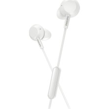 Philips TAE4105 Pure Bass Kablolu Mikrofonlu Kulak Içi Kulaklık Beyaz