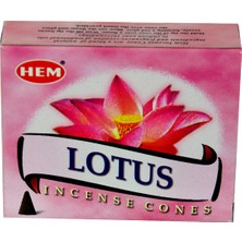 Hem Tütsü Nilüfer Kokulu 10 Konik Tütsü - Lotus