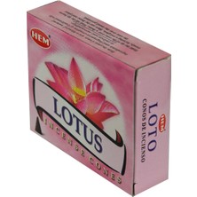 Hem Tütsü Nilüfer Kokulu 10 Konik Tütsü - Lotus