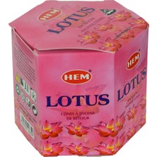 Hem Tütsü Nilüfer Kokulu 5 adet Konik Tütsü - Lotus