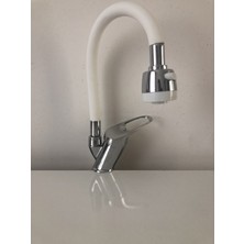 Arçe Beyaz 2 Kademeli Tasarruflu Spiralli Evye Mutfak Bataryası