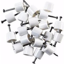 Azm Hırdavat Çivli Raf Pimi Beyaz  100 Adet