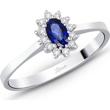 Lilarote 0.45 ct. Safir Pırlanta Yüzük
