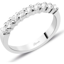 Lilarote 0.39 ct Pırlanta Yarım Tur Yüzük