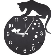 Dfa Dekoratif  Metal Duvar Saati