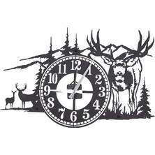 Dfa Dekoratif  Metal Duvar Saati 48 x 48 cm