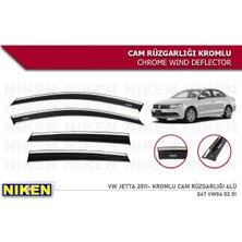 Niken Vw Jetta 2011 Sonrası Araca Özel Kromlu Cam Rüzgarlığı