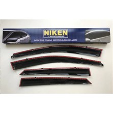 Niken Toyota Corolla 2007-2014 Araca Özel Kromlu Cam Rüzgarlığı