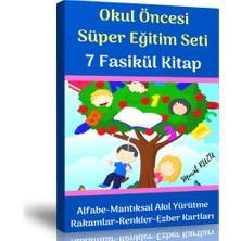 Enine Boyuna Eğitim Okul Öncesi Süper Eğitim Seti (7 Fasikül Kitap)