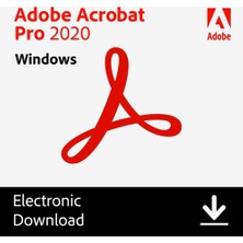 Adobe Acrobat Pro Dc 2020 Dijital Lisans - Ömür Boyu