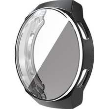 Markacase Huawei Watch GT2e için Tam Kaplama Silikon Kılıf Siyah