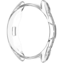 Markacase Samsung Galaxy Watch 3 45 Mm Silikon Kenar Koruyucu Kılıf Şeffaf