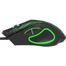 Hytech HY-X8 Eagle Siyah Led Işıklı 3600 Dpi. 6D Gaming Oyuncu Mouse