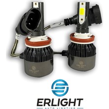 Auto Ampulance Erlıght General Seri H11 LED Xenon Beyaz Far Şimşek Etkili LED Far