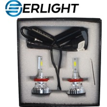 Auto Ampulance Erlight H11 Mini LED Xenon Yeni Nesil Şimşek Etkili Beyaz LED Far