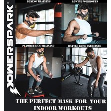 Power Spark Eğitim Maskesi Egzersiz Direnci Solunum Eğitmeni- 16 Seviye