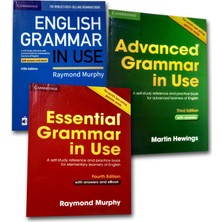 Cambridge University Press Essential Grammar in Use + English Grammar in Use + Advanced Grammar in Use + With Answers + CD