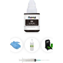 Photoink Canon E4240 E3340 Için Photoink Plus Kartuş Dolum Seti Siyah