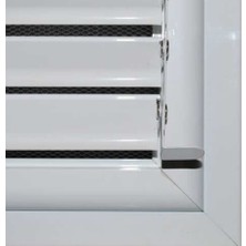 Erfur 70x40 Alüminyum Hareketli Yüzeysel Banyo Wc Menfezi