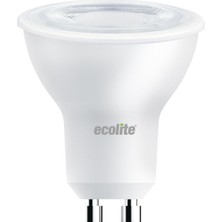 ECOLİTE 8W GU10 PAR16 LED AMPUL 3000K - GÜNIŞIĞI 670lm IŞIK GÜCÜ