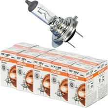 Osram 10 Adet Osram 64210 H7 Far Ampulü 12 volt 55 Watt Made In Germany