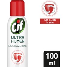 Cif Ultra Hijyen Alkol Bazlı Sprey 100 ml