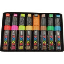 Uni-Ball Posca Pc-8k Su Bazlı Markör 7+1, 8 mm - Florasan Renkler