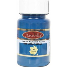 Artebella 880750 Transparan Cam Vitray Boyası 50 cc Turkuaz