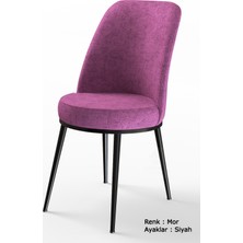 Canisa Concept Dexa Serisi Sandalye, Mutfak&yemek Sandalyesi, 4 Adet Sandalye Ayaklar Siyah