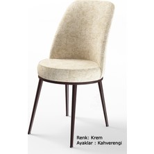 Canisa Concept Dexa Serisi Sandalye, Mutfak&yemek Sandalyesi, 4 Adet Sandalye Ayaklar Kahverengi