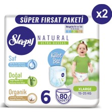 Sleepy Külot Bez 6 Beden Xl 80'li x 2 Paket 160'LI